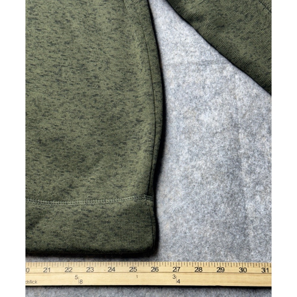 Victory Sportswear Fleece Pullover Mens XXL‎ Olive Quarter Zip Long Sleeve - Picture 3 of 13